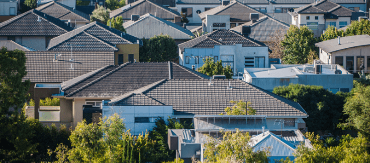 view of houses in suburb